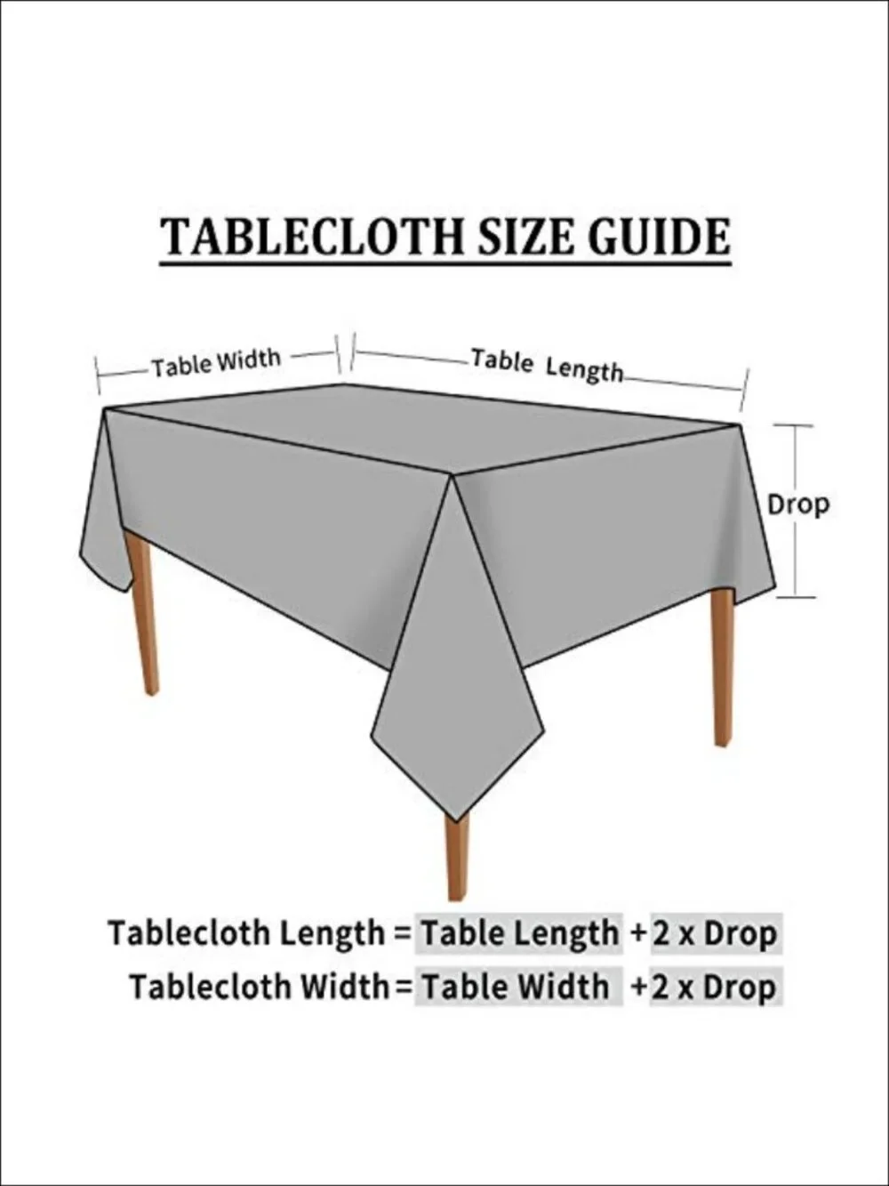 Waterproof Heavy Duty Vinyl Tablecloth 60x84 Rectangular Floral Dining